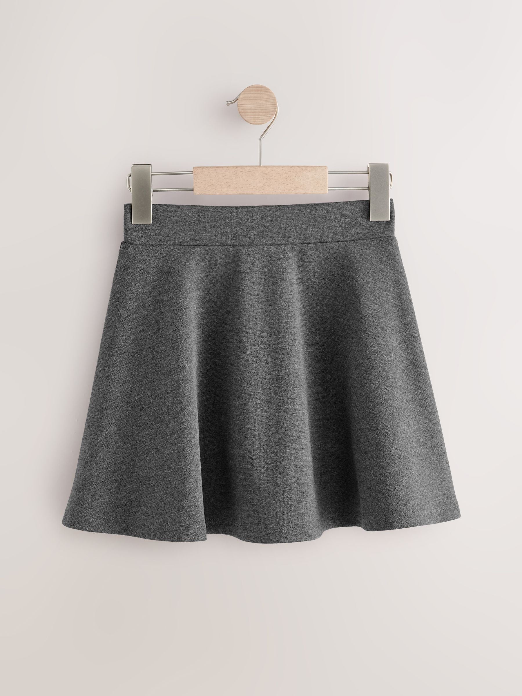 Grey 2 Pack Pull On Skort with Jersey Stretch (3-17yrs)