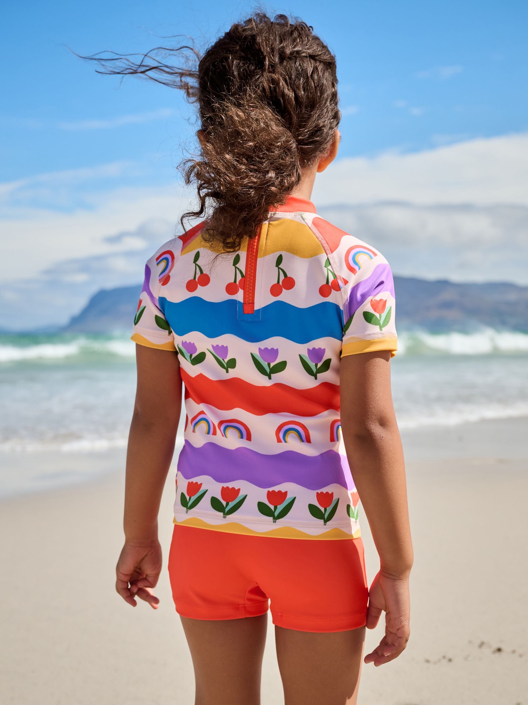 Multi Rainbow Sunsafe Rash Vest Set (3mths-7yrs)