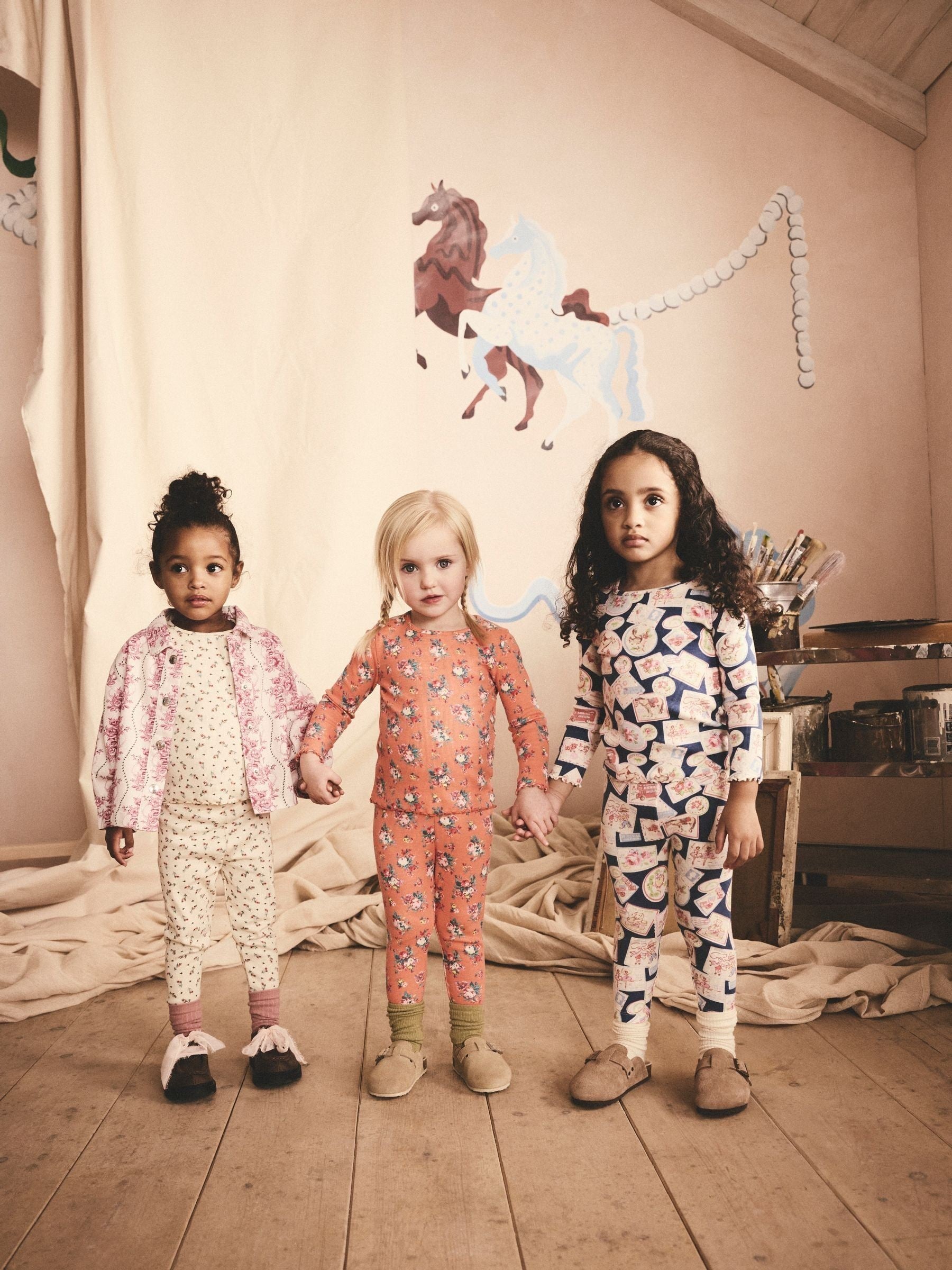 Cath Kidston Multicoloured Floral Tops 3 Pack (3mths-7yrs)