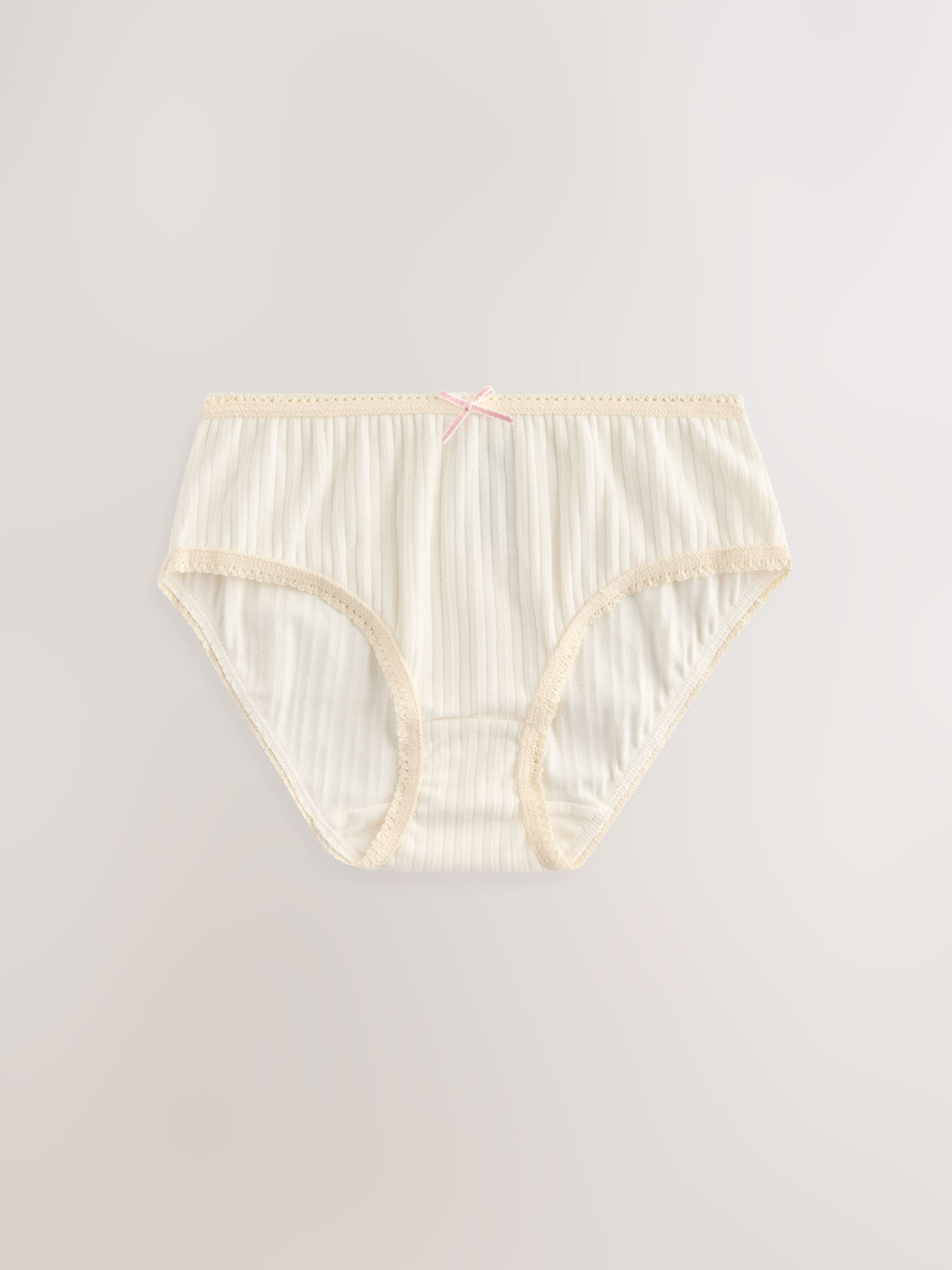 Stripe/Plain Texture Briefs 5 Pack (1.5-16yrs)