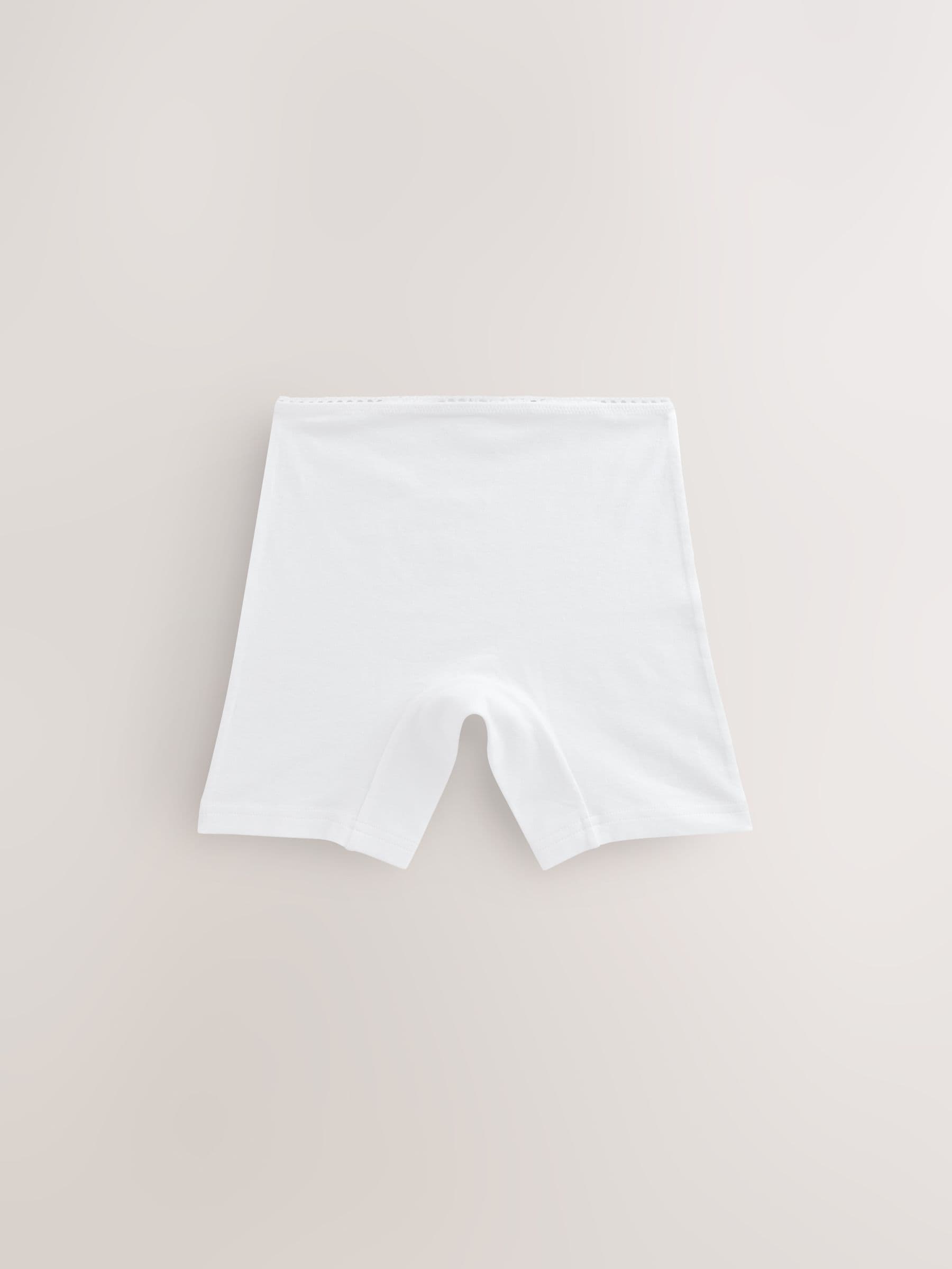 White Long Leg Short Briefs 5 Pack (2-16yrs)