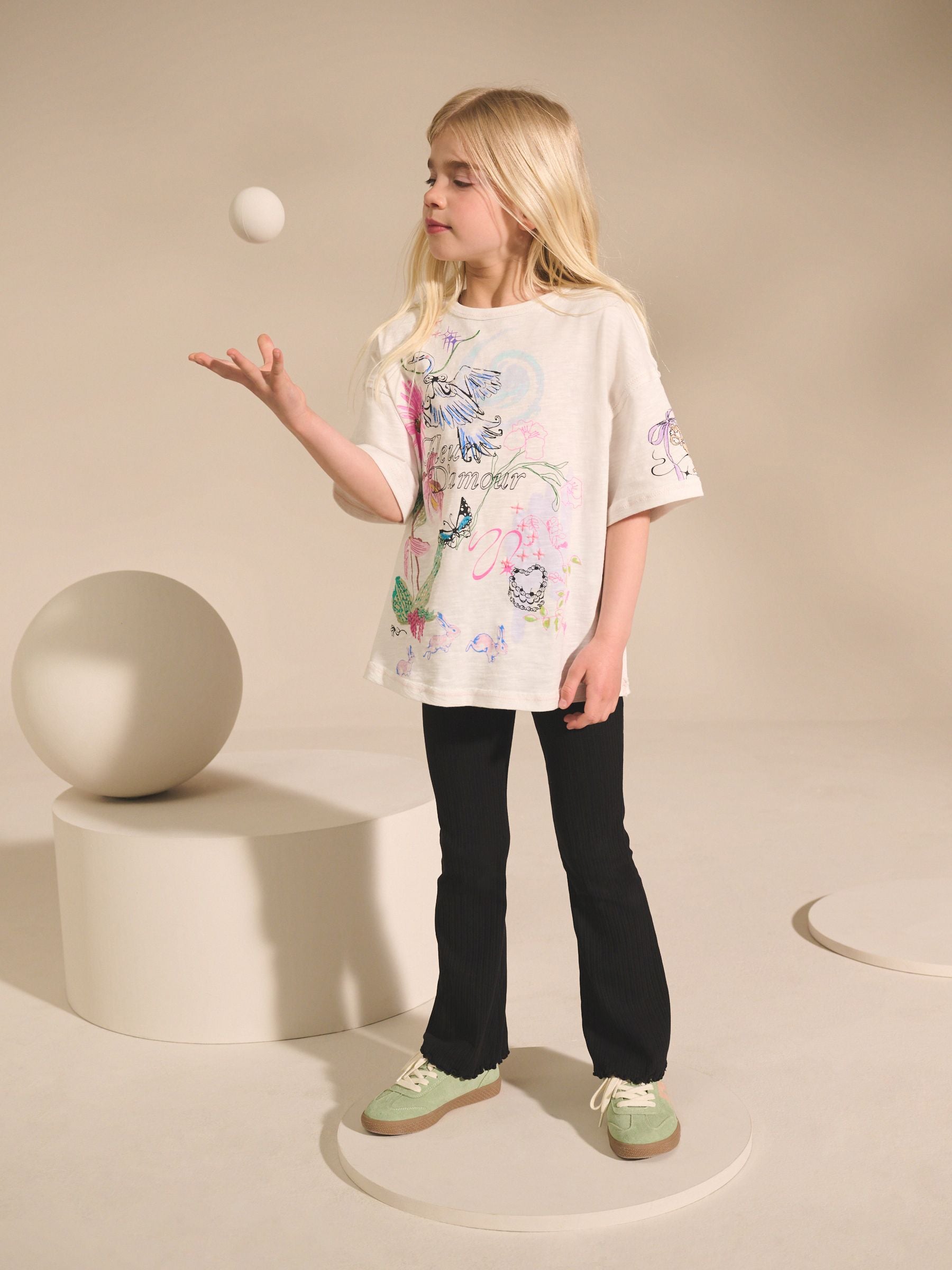 White Swan Short Sleeve T-Shirt (3-16yrs)