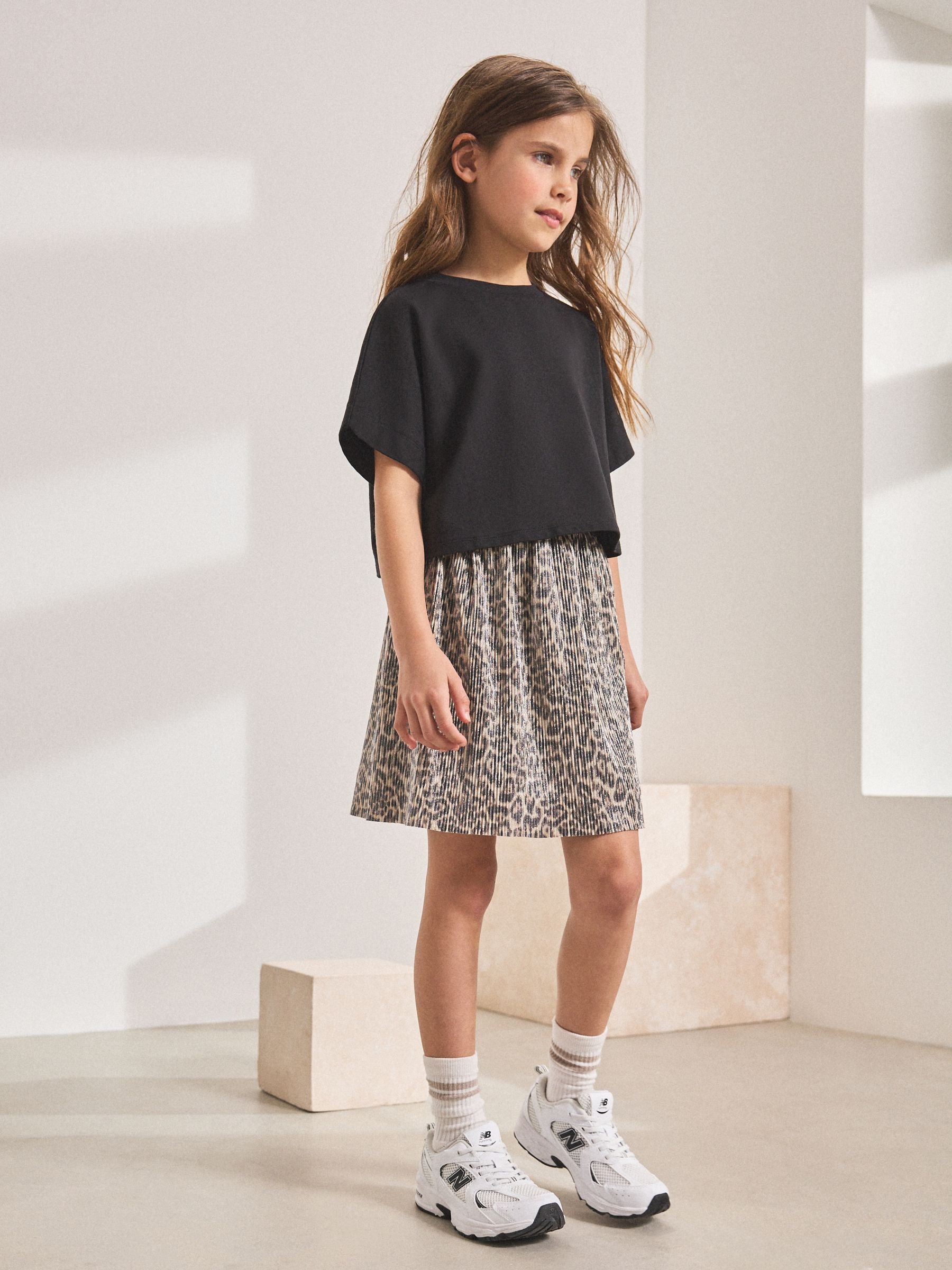 Animal Sparkle Pull On Skirt (3-16yrs)