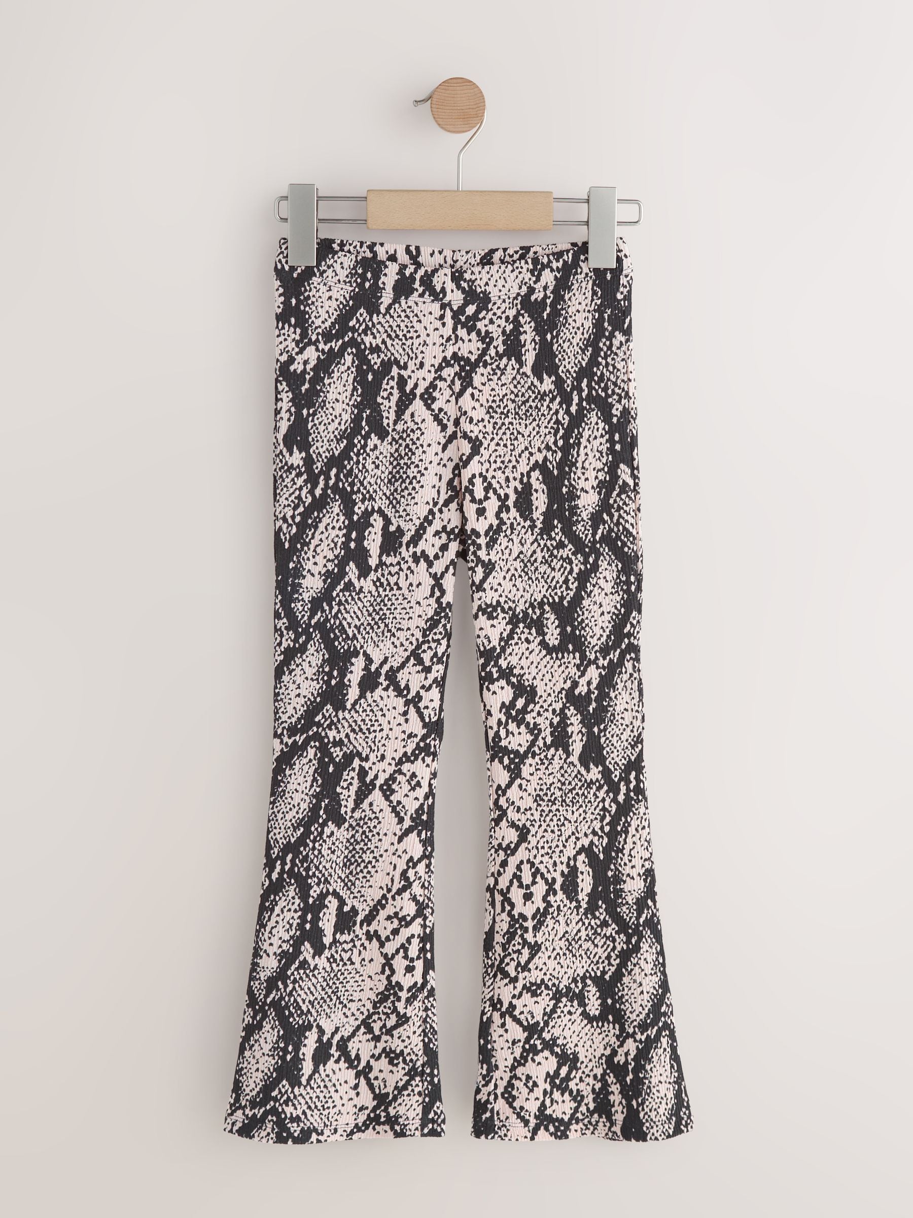 Snake Textured Flare Leggings (3-16yrs)