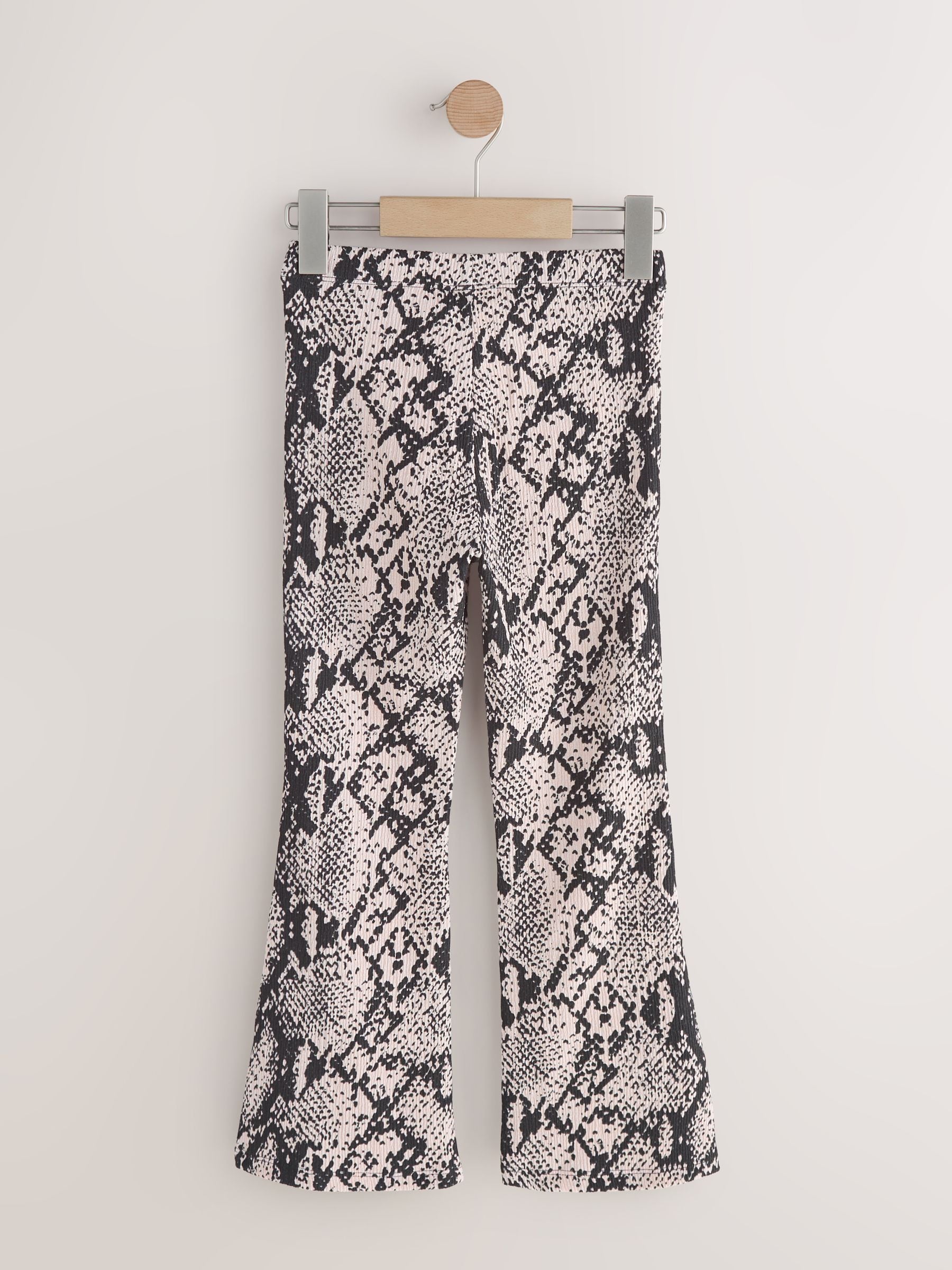 Snake Textured Flare Leggings (3-16yrs)
