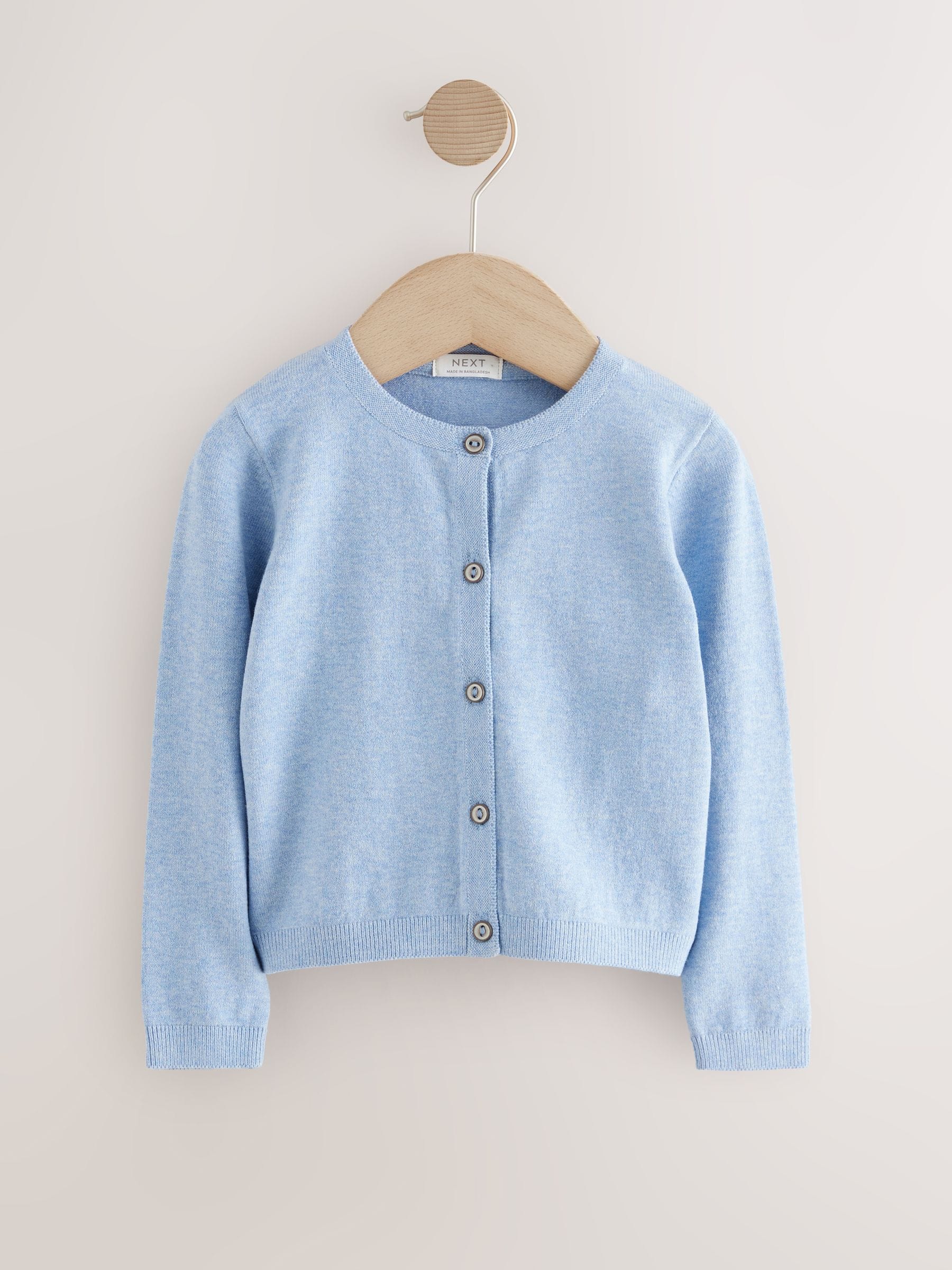 Blue Marl Cardigan (3mths-10yrs)