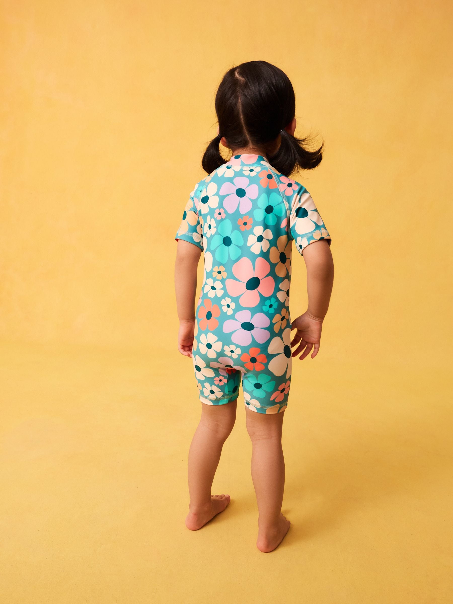 Stampy Floral Sunsafe Swimsuit (3mths-10yrs)