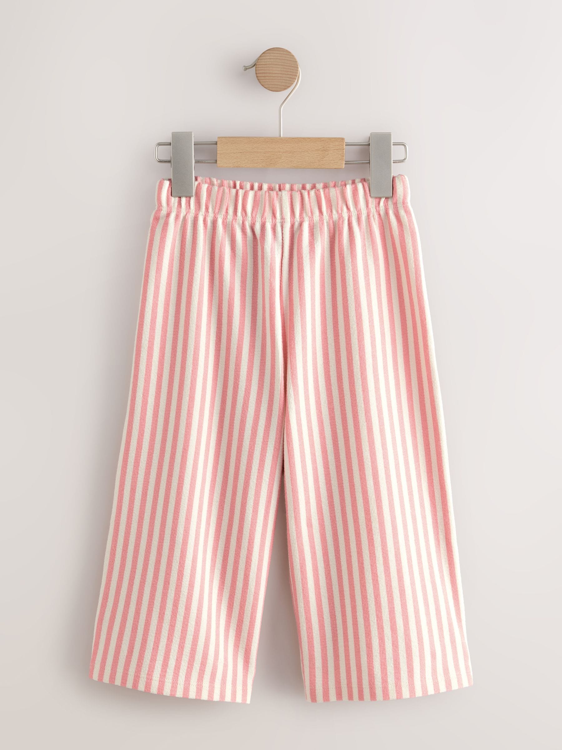 Pink Stripe Wide Leg Trousers (3mths-7yrs)