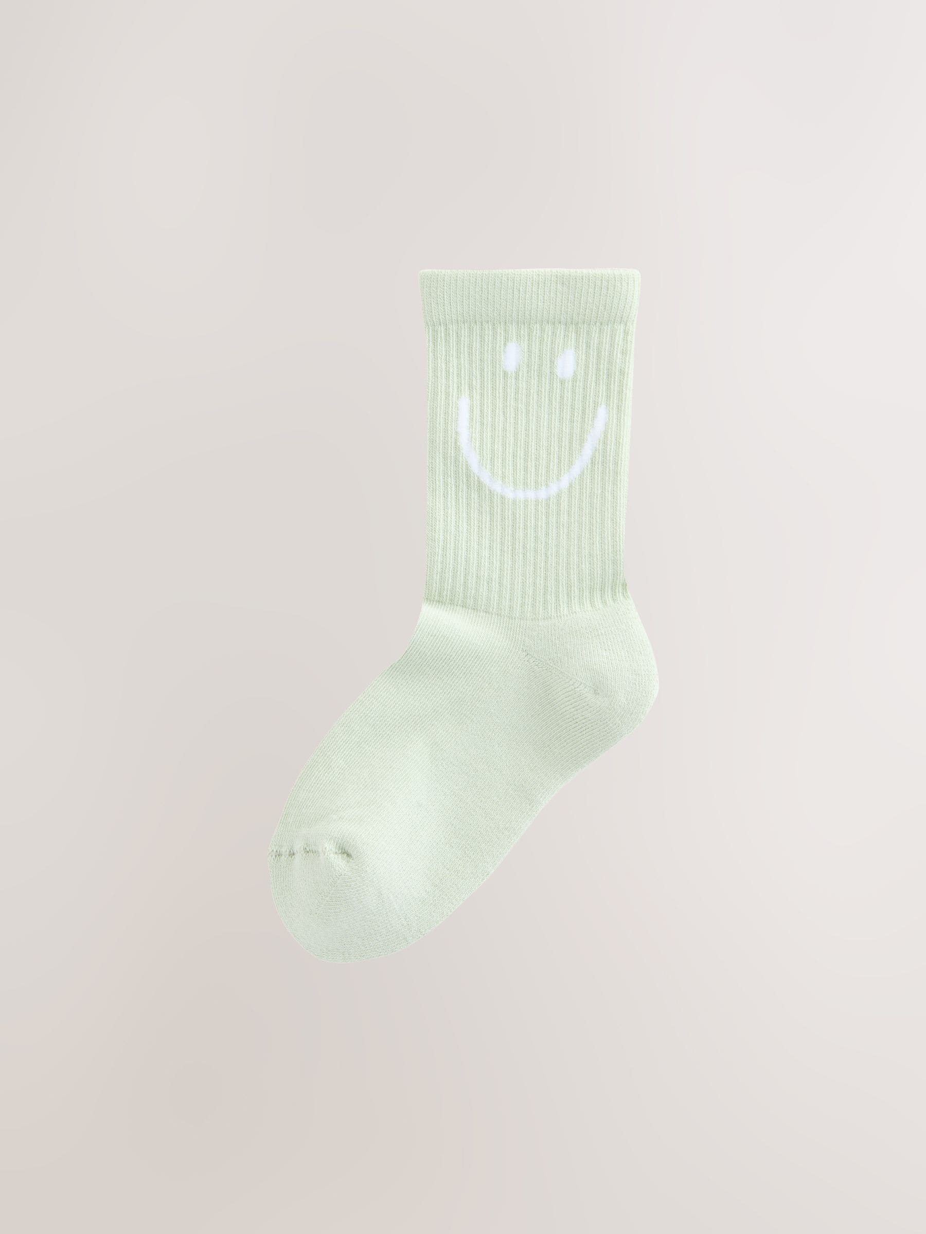 Pink, Purple and Green Regular Length 3 Pack Cotton Rich Cushioned Sole Ankle Socks