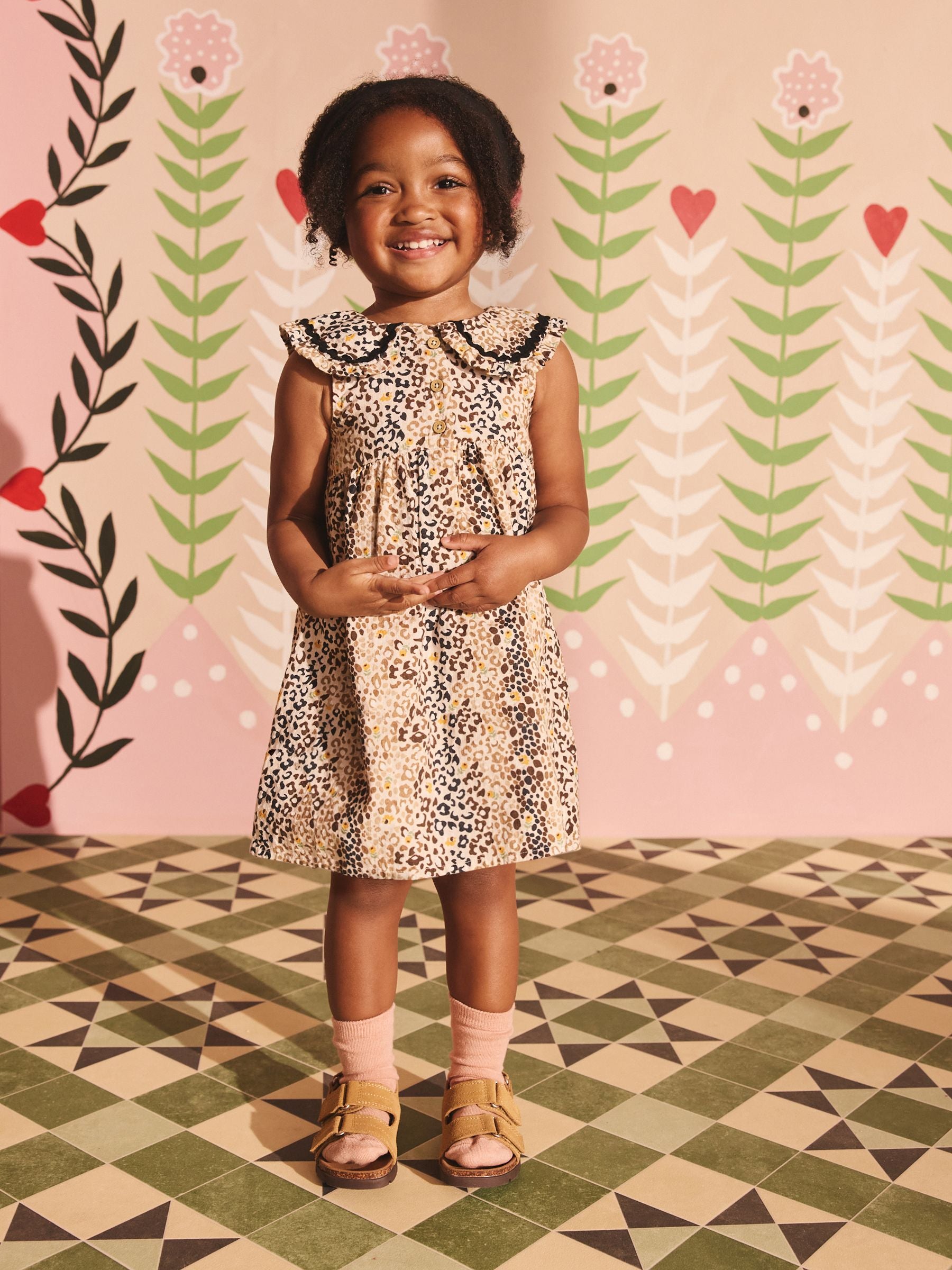 Animal Print Cath Kidston Collar Dress (3mths-8yrs)
