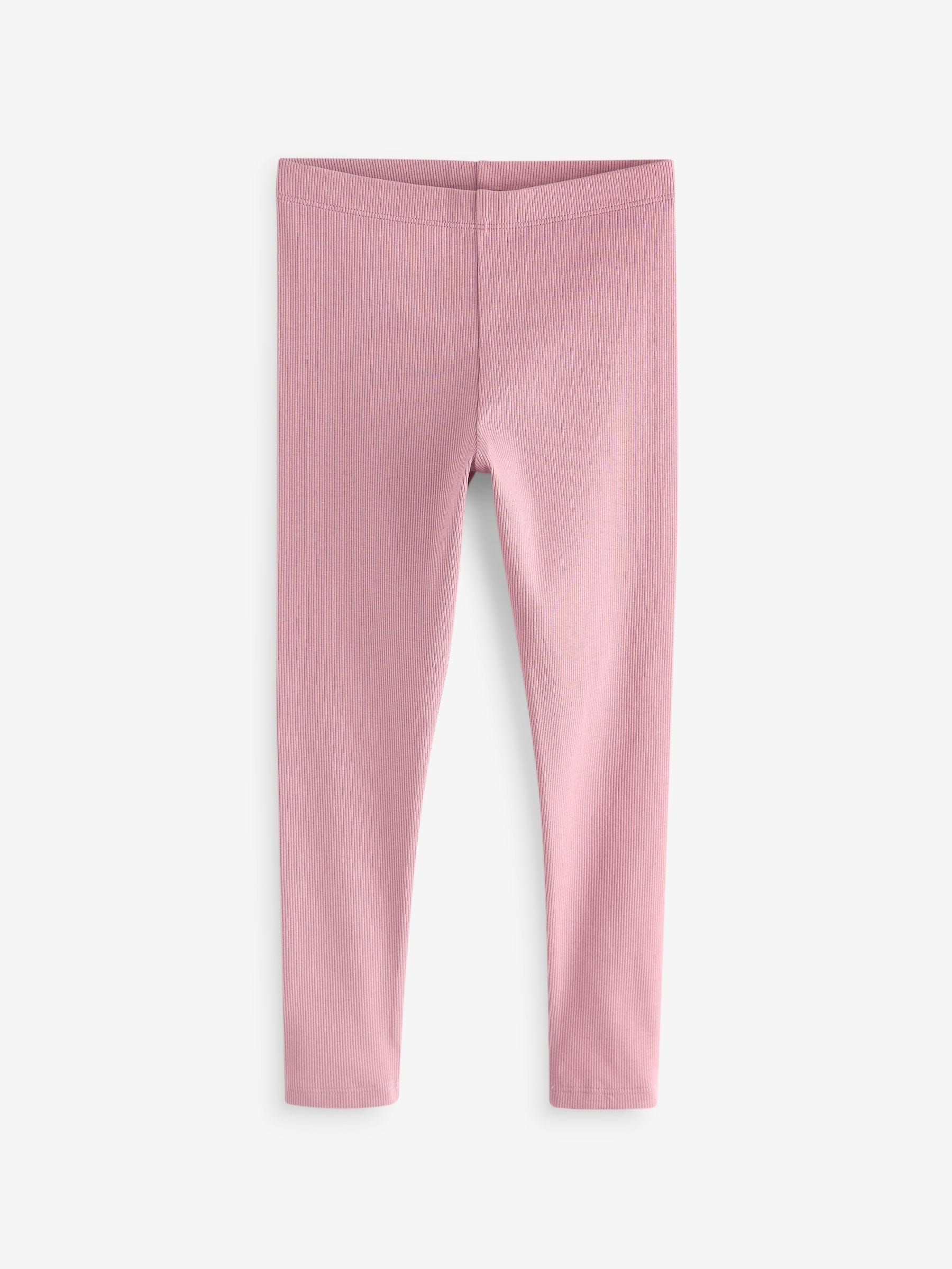 Multi Ribbed Leggings 5 Pack (3-16yrs)