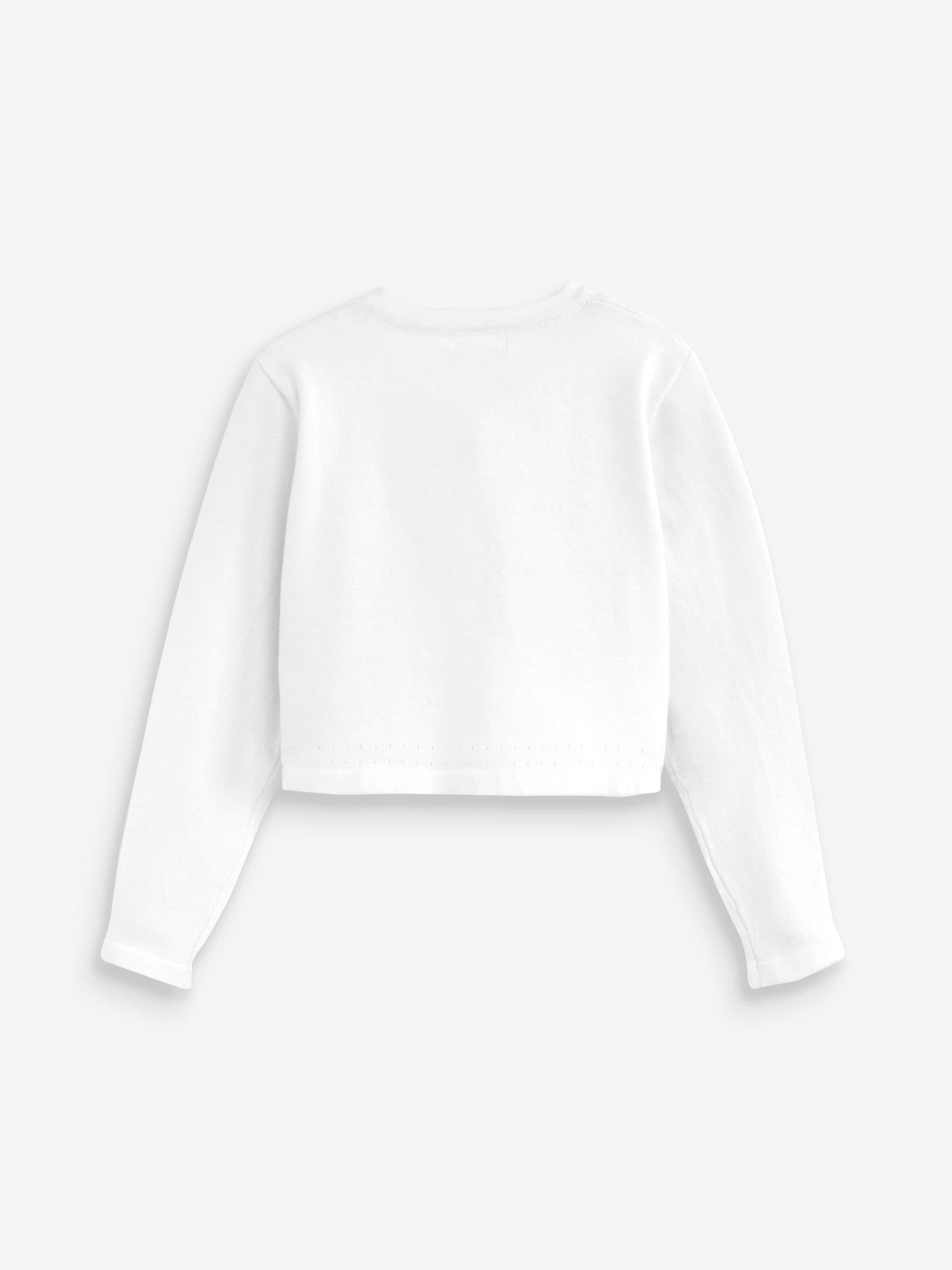 White Occasion Shrug Cardigan (3mths-16yrs)