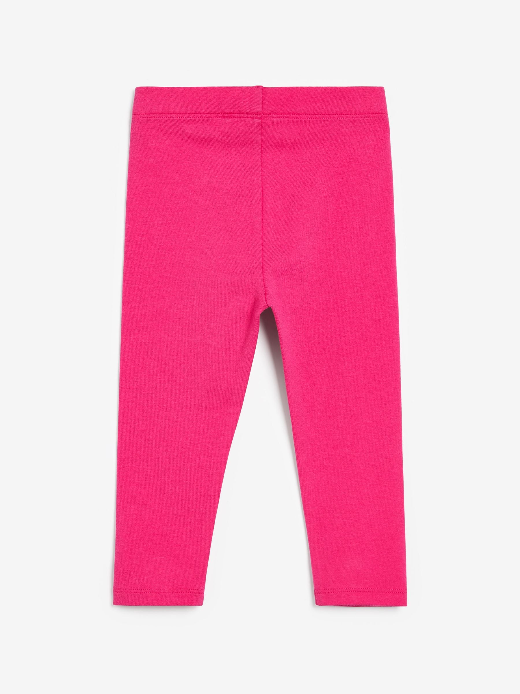 Bright Pink Plain Leggings (3mths-7yrs)