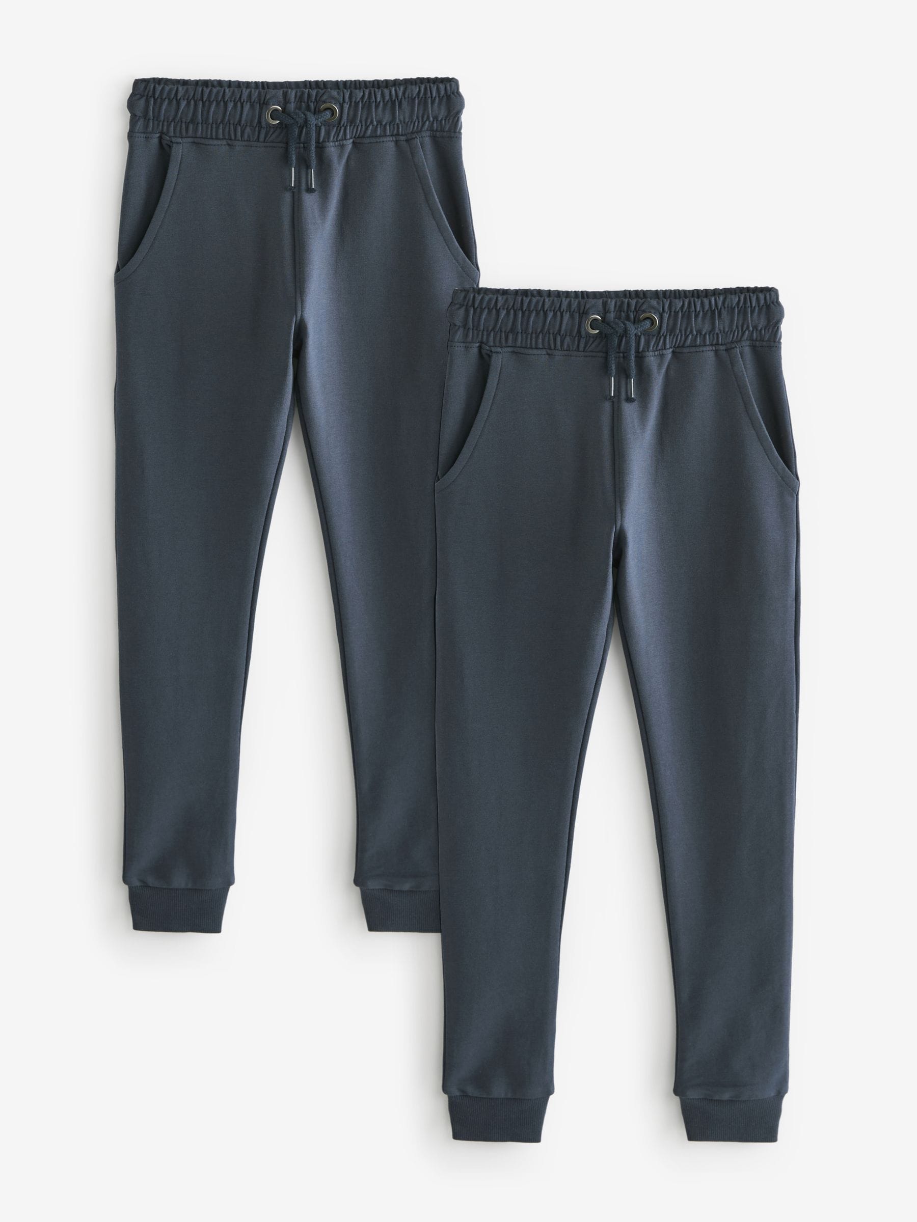 Navy Blue Skinny Fit Joggers 2 Pack (3-16yrs)
